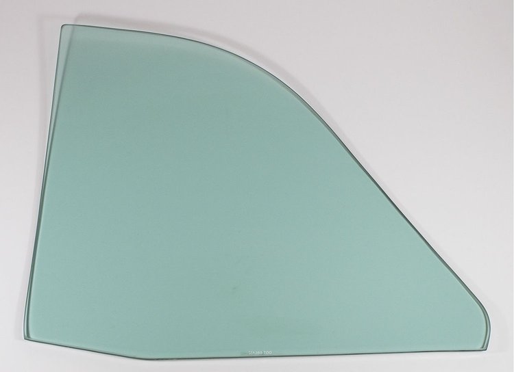 795-3464-TVR Quarter Glass, Green Tint, RH, 64-65 GM A-Body Convertible