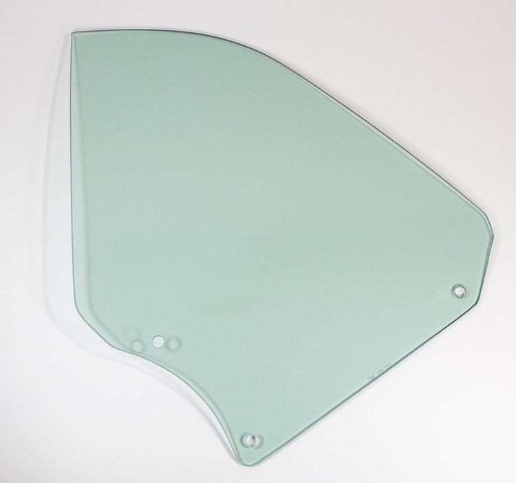 795-3466-TVL Quarter Glass, Green Tint, LH, 66-67 GM A-Body Convertible