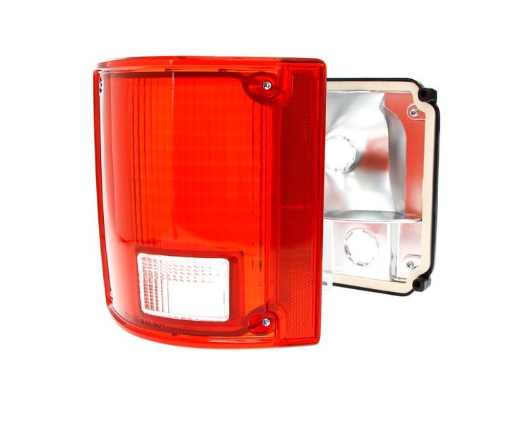 950-4073-1L Tail Lamp Assembly without trim LH 73-91 Chevy GMC C/K Truck Fleetside Trucks Blazer Jimmy Suburban