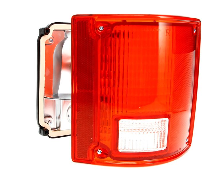 950-4073-1R Tail Lamp Assembly -without trim RH 73-91 Chevy GMC C/K Truck Fleetside Trucks Blazer Jimmy Suburban