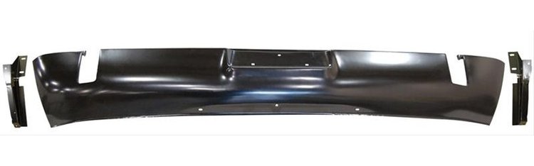 70-71 Dodge Challenger Rear Valance w/o Tips w/Brackets Set