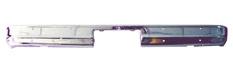 990-4073-1 Rear Bumper w/o Impact Strip Holes 1973-1980 GM C/K Fleetside Pickup/Blazer/Jimmy/Suburban [Chrome]