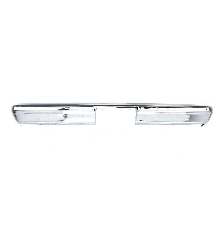 990-4081-2 Rear Bumper w/ Impact Strip Holes, Chrome, 81-87 Chevy GMC Truck Fleetside Bed; 81-91 Blazer Jimmy Suburban