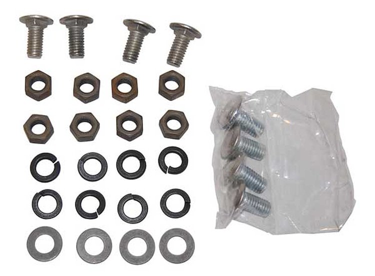 Rear Bumper Bolt Set 1968 Chevy Chevelle (except Wagon)