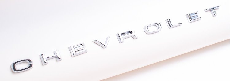 999-4067-3S Hood Letters "CHEVROLET" 67-68 Chevy C/K Truck