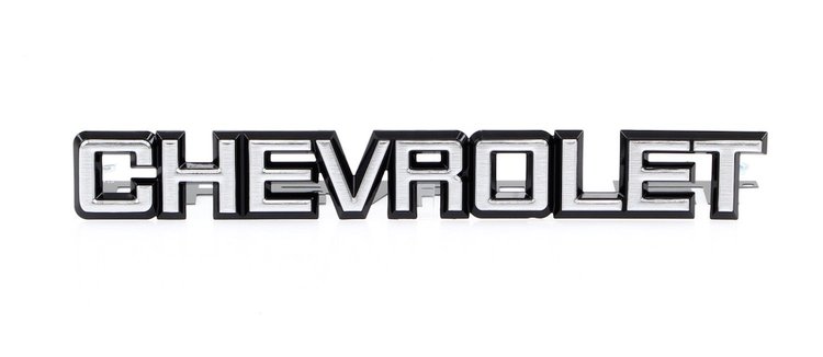 Tailgate Emblem 1981-1987 Chevy C/K Pickup Truck Fleetside Bed, 1981-1991 Chevy Blazer/Suburban