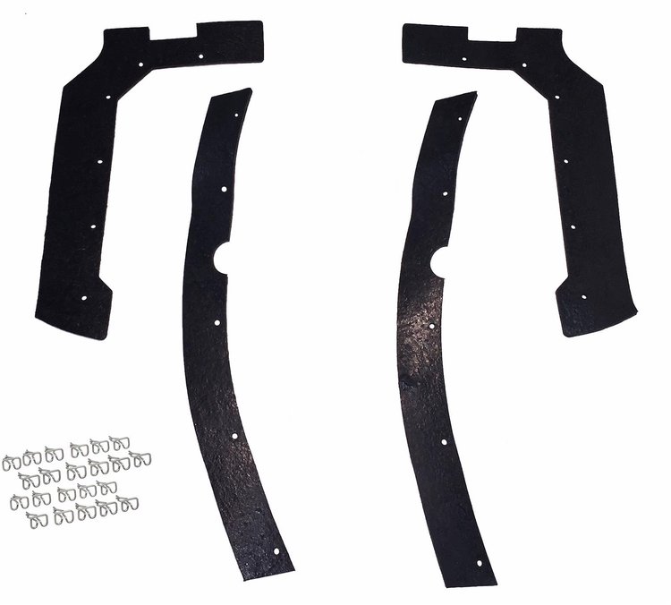 68-69 Dodge Plymouth B Body Splash Shields