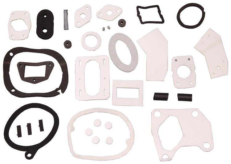 66-70 Dodge Plymouth B Body Firewall Gasket Set w/AC w/Wiper Pivots