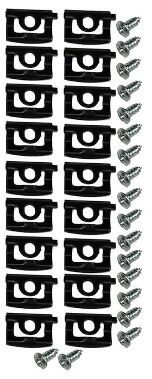 68-69 Barracuda Rear Window Molding Clip Set Coupe