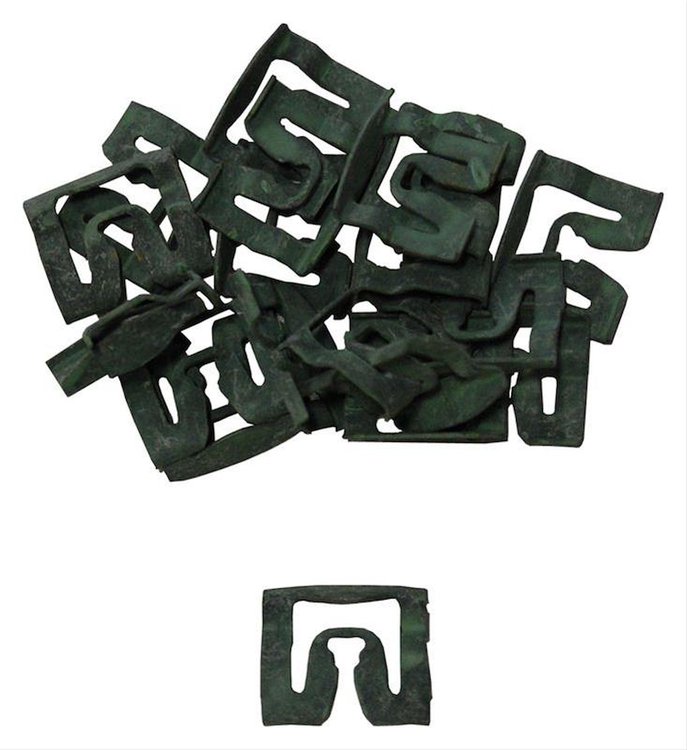 71-74 E Body Windshield Molding Clip Set