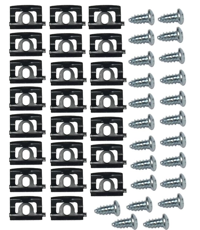 68-69 Barracuda Windshield Molding Clip Set Coupe