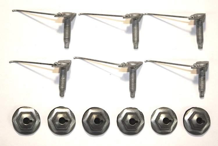 68 Charger Grille Molding ClipSet
