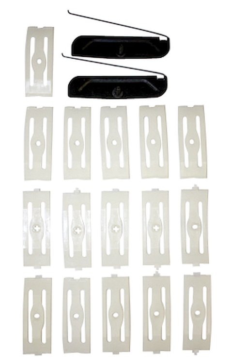 A-270280 Rocker Panel Molding Trim Clip Set for 1968-1970 Dodge Charger, Coronet