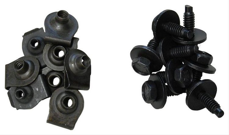 70-71 Dodge Plymouth E Body Front Valance Bolt Kit