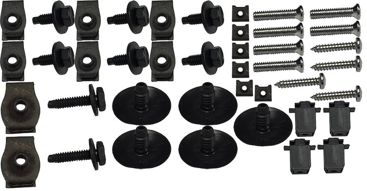71 Challenger R/T Grille Hardware Kit