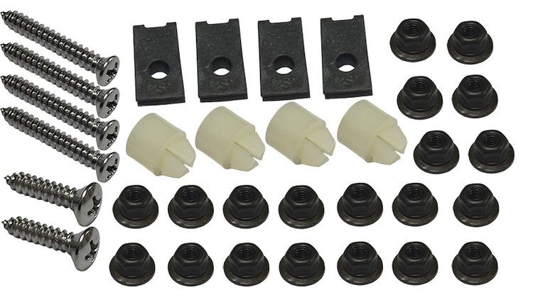 67-68 Barracuda Grille Hardware Kit