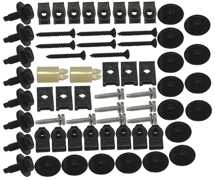 A-271155 Grille Hardware Kit for 1968 Plymouth GTX, Satellite Sport