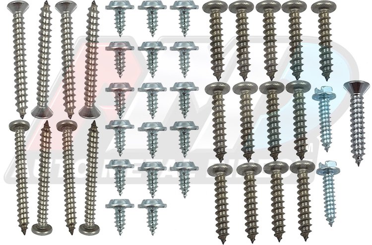 72-73 Duster Exterior Trim Screw Set