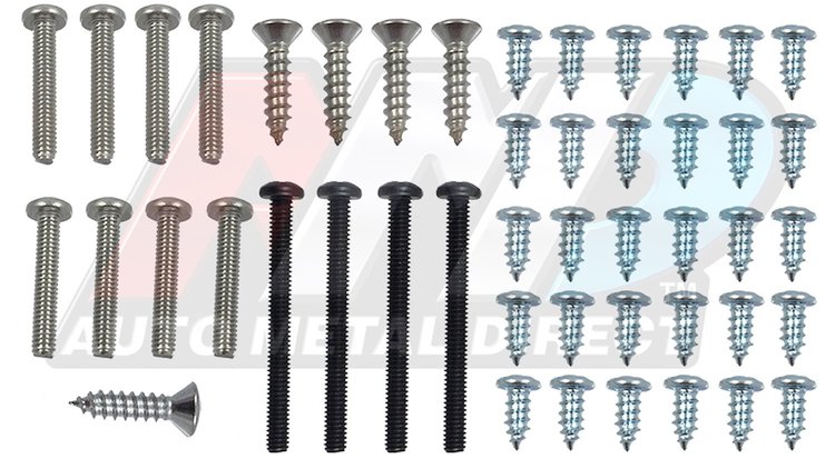 70 Roadrunner Exterior Trim Screw Set