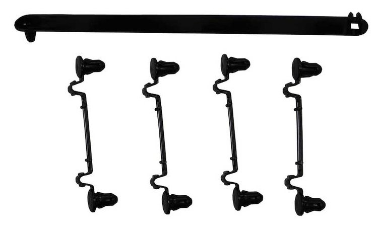 70-74 Dodge Plymouth A Body Underhood Strap Kit