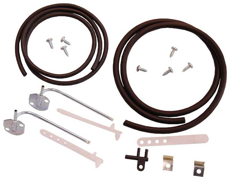 68-70 Dodge Plymouth B Body Windshield Washer Hose Kit