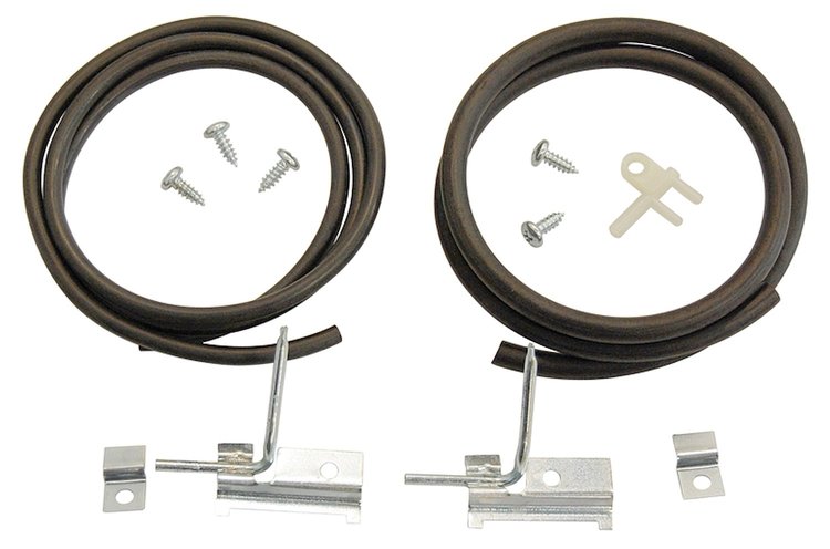 67-74 Dodge Plymouth A Body Windshield Washer Hose Kit w Elec Pump