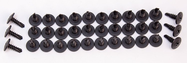 Roof Rail W/S Channel Screw Kit 36 PCS 70-81 Camaro and Firebird