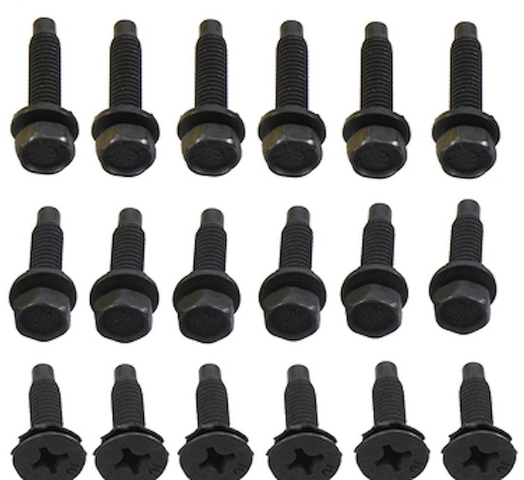 H-141 Door Hinge Bolt Kit for 1967 Camaro, Firebird; 1966-1967 Chevelle, El Camino; GTO, Tempest