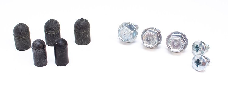 H-159 Headlight Washer Bottle Screws & Cap Set 10 Pieces 68-69 Camaro (Rally Sport)