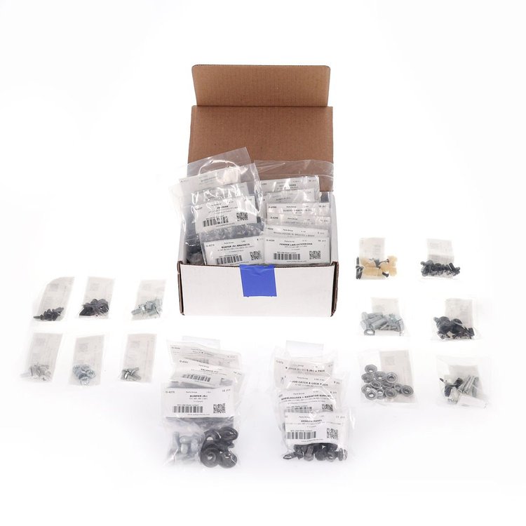 H-66NB Master Body Hardware Kit 383 Piece for 1966 Chevy II Nova
