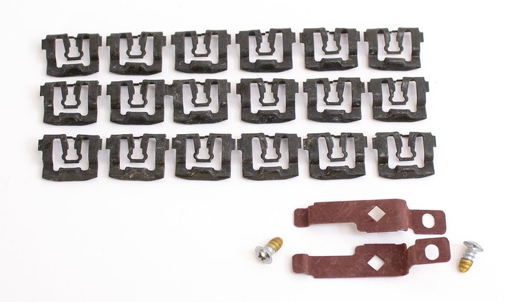H-C-8005 Back Glass Molding Clips & Screw Set 71-74 Dodge Plymouth E-Body