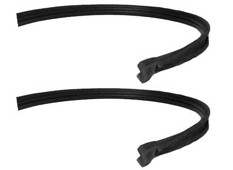J-3126 Vent Window Division Bar Run Channel LH/RH Pair 68 GM A-Body (Coupe & Convertible)