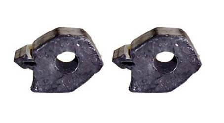 J-4068 Hood Side Bumpers 2 Piece Set 66-67 Chevy II Nova