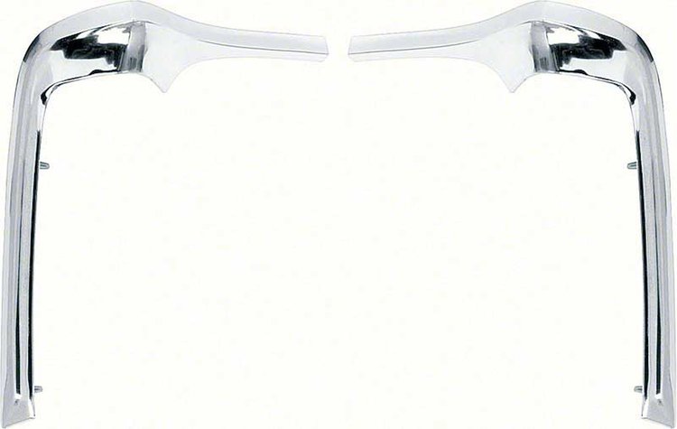 Fender Eyebrow Moldings for 1968-1972 Chevy II, Nova