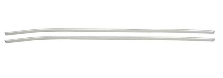 K-MN1472 Door & Quarter Top Edge Molding Set (4pcs Anodized Aluminum) 70-74 Plymouth Barracuda (Coupe)