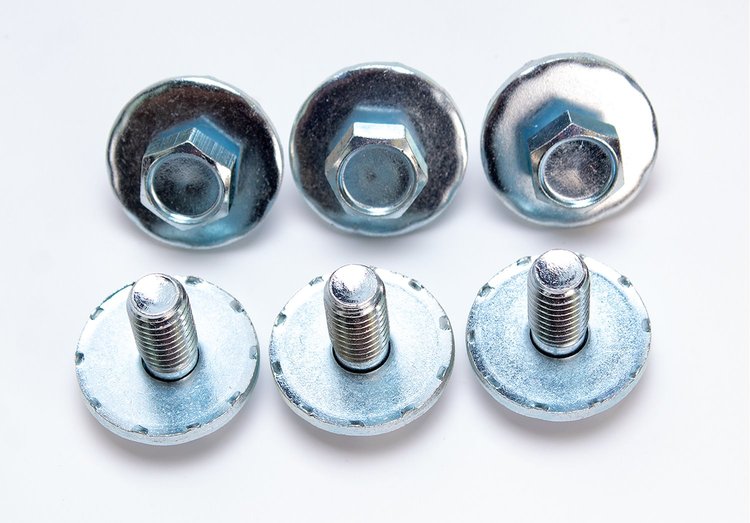 R-222 Convertible Frame Bolts w/ Serrated Washers (6pcs) 67-69 Camaro Firebird