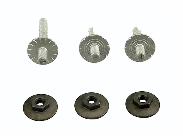 R-251 Quarter Window Track Stud & Nut Set, 67-69 Camaro Firebird