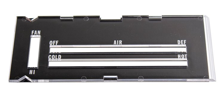 R-415 Heater Control Lens without A/C 70-72 Camaro