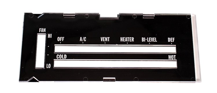 R-421 Heater Control Lens with A/C 73 Camaro