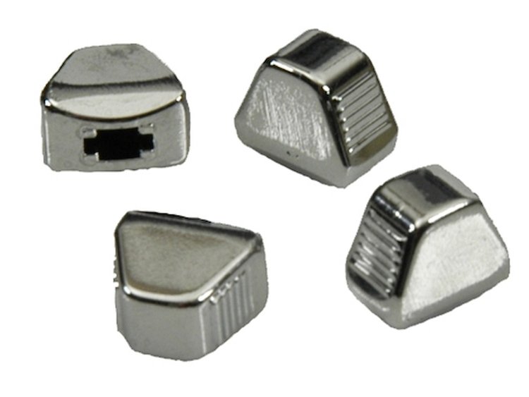 R-426 Heater Control Knobs Chrome (4pcs Set)
