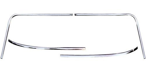 Windshield Molding Set for 1968-1974 Chevy II, Nova 2-Door Coupe