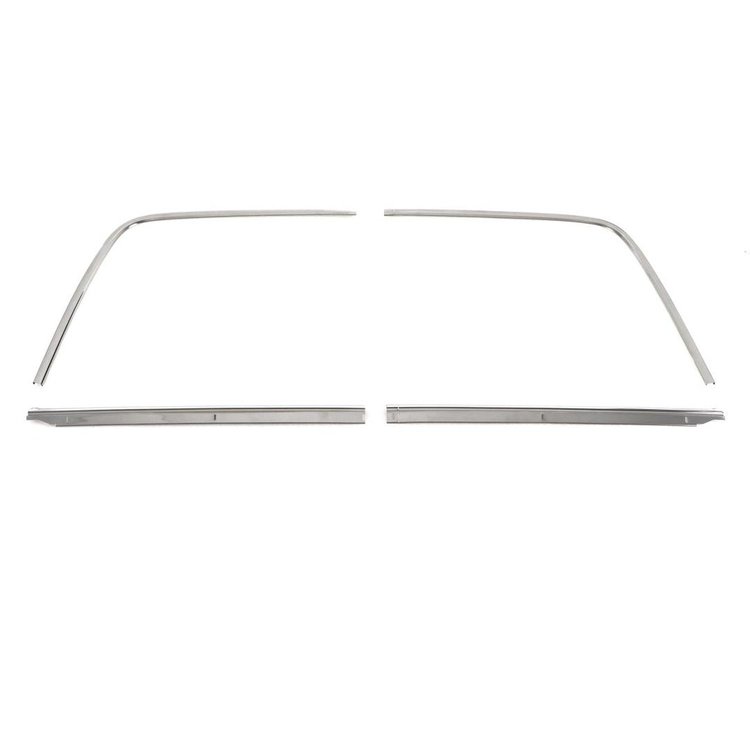 R-835 Back Glass Molding Set, 68-74 Chevy II Nova 2DR Coupe