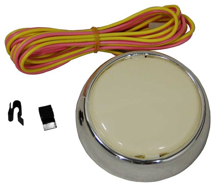 66-76 Dodge/Plymouth Dome Lens& Bezel round Exc 66-67 Charger 67-69 Barracuda 70-71