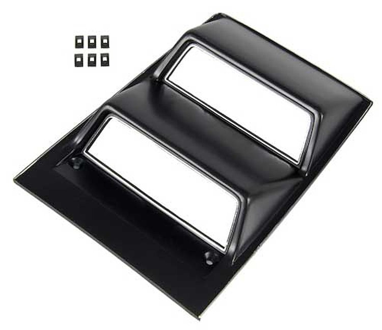 68-74 Nova Console Gauge Bezelwith Chrome Trim