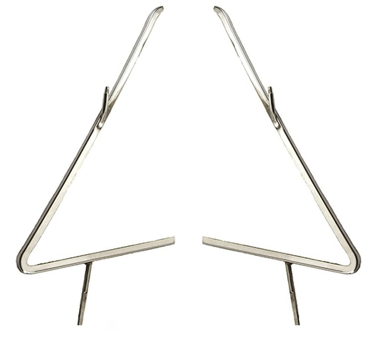 W-032 Vent Window Glass Frames Pair 67 Camaro Firebird