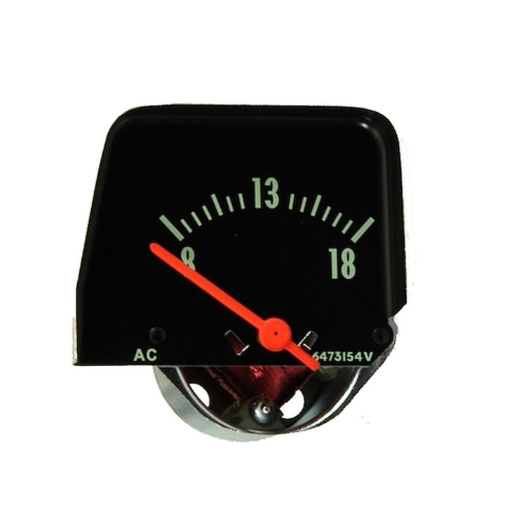W-100A Console Volt Gauge 68-74 Chevy II Nova