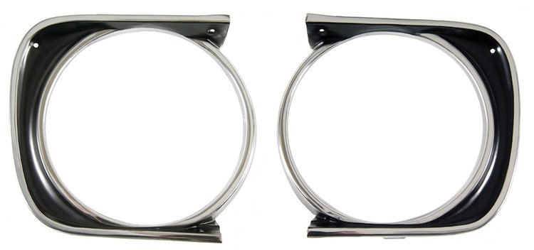 Headlamp Bezels 1967 Camaro Standard