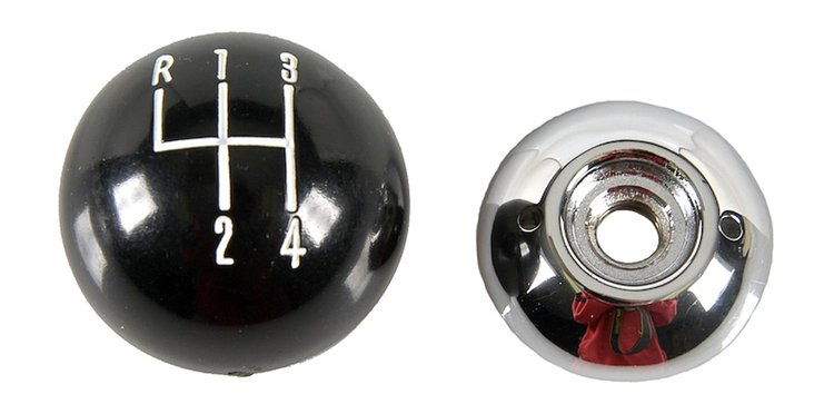 Black/chrome 2 Pc 4 Sp Ball 3/8