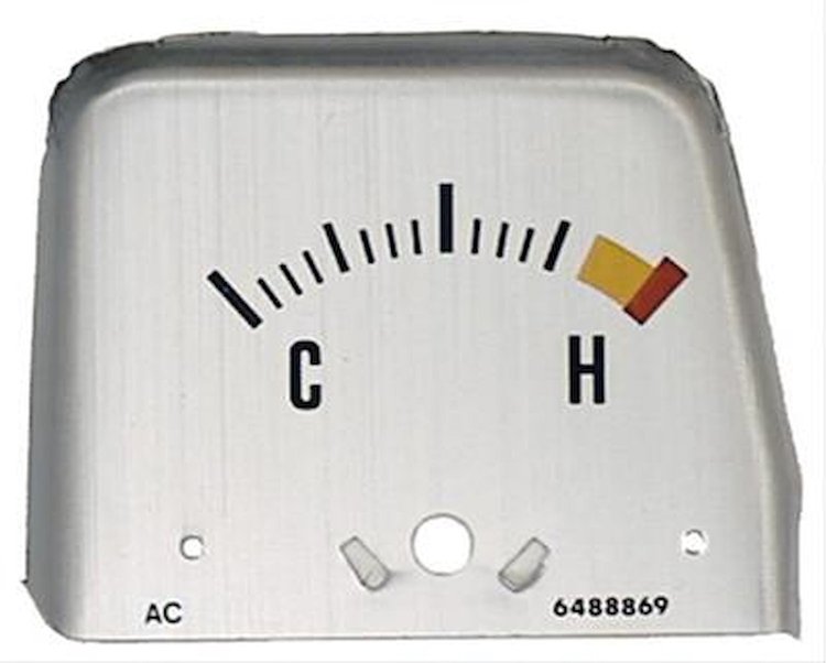 68-69 Console Silver Temp Face