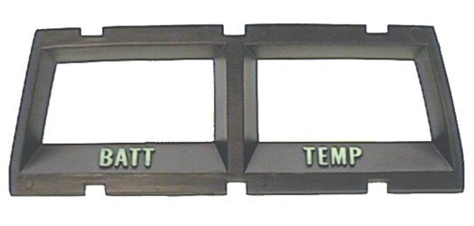 68-69 Console Batt / Temp Bezel